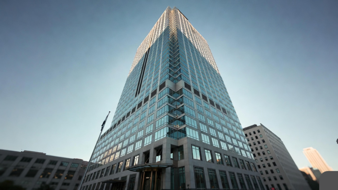 JPMorgan Chase & Co JPMorgan Chase & Co. headquarters building in New York City, representing the largest bank in the USA