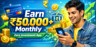 What is Gromo? How to Earn from It | ₹50,000+ Monthly Earning App Gromo earning app thumbnail showing ₹50,000 monthly income idea with zero investment